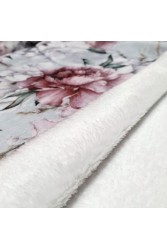 květovaný dlouhý hřejivý dámský župan Annie