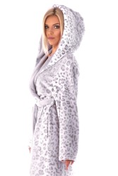 Irbis dámský 3/4 župan s kapucí hřejivý