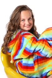 hřejivý dětský župan Capri s kapucí