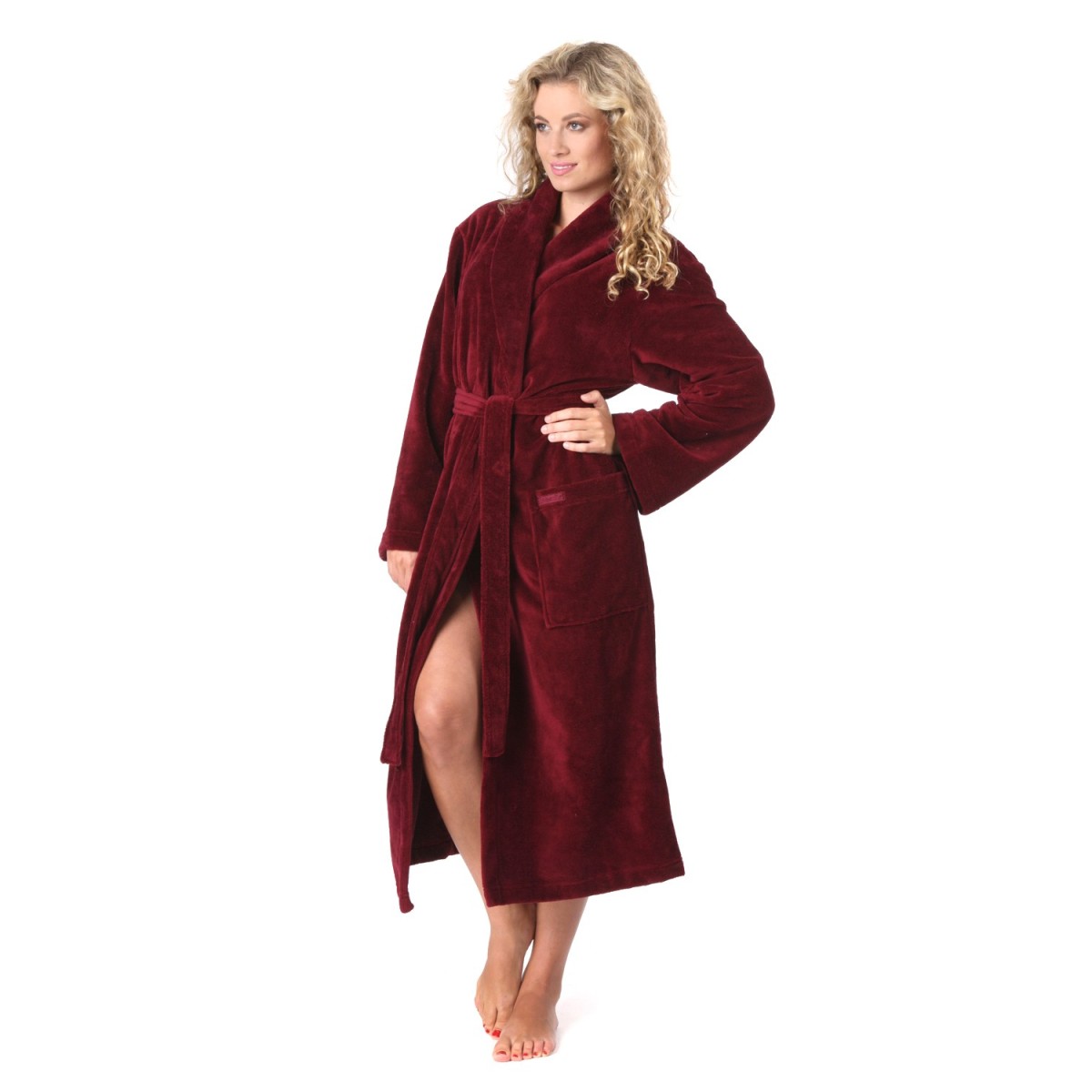 unisex župan Vestis Tampa se šálovým límcem nadměrné velikosti