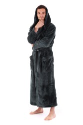 Siena unisex nadměrný  župan s kapucí