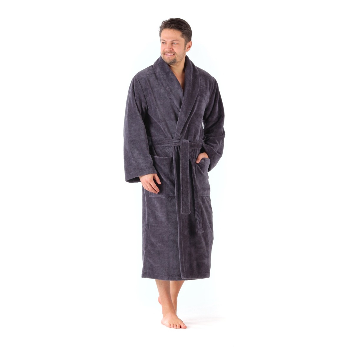 Župan Tampa Vestis | Savý froté župan pánský | Česká výroba od 1995