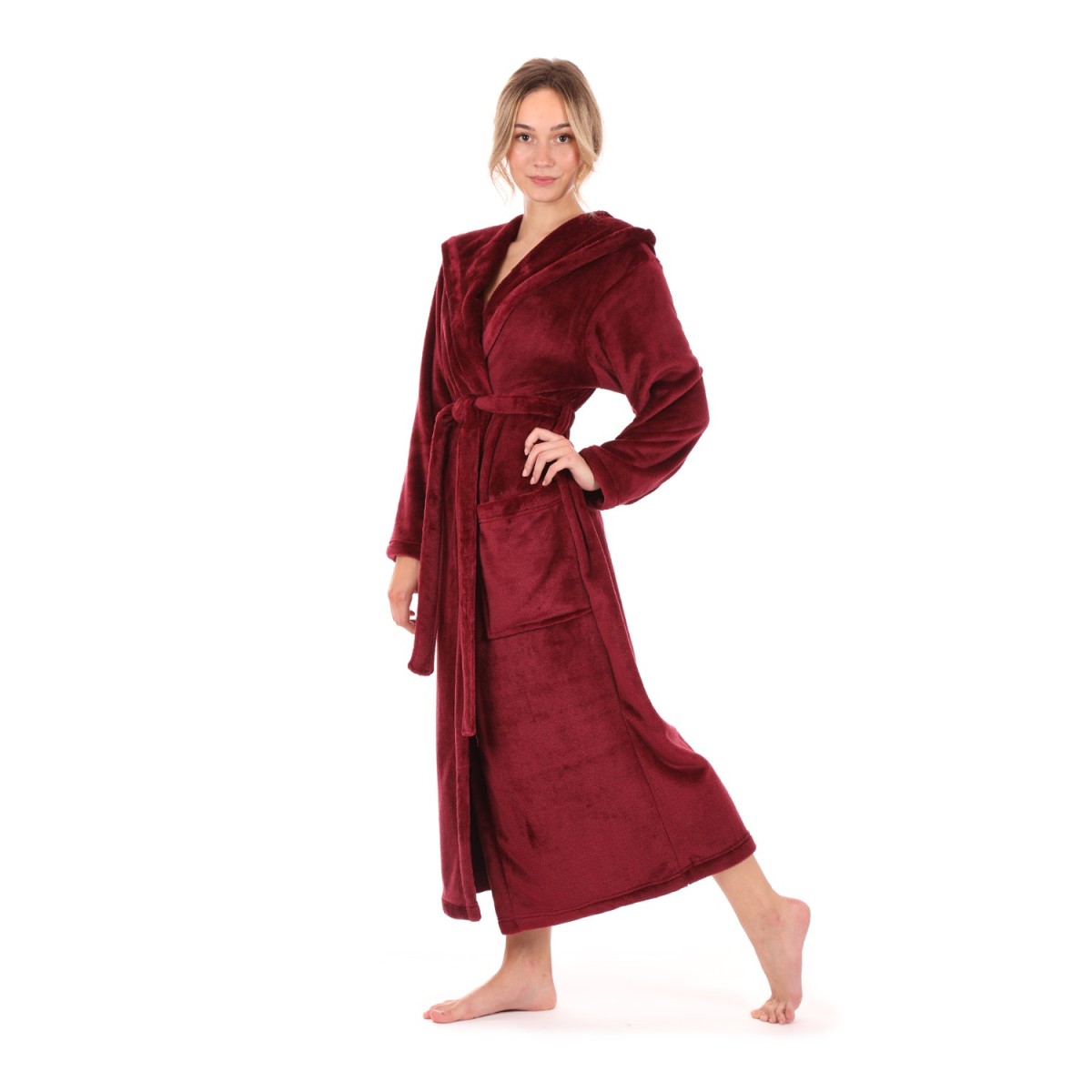 Siena unisex nadměrný  župan s kapucí