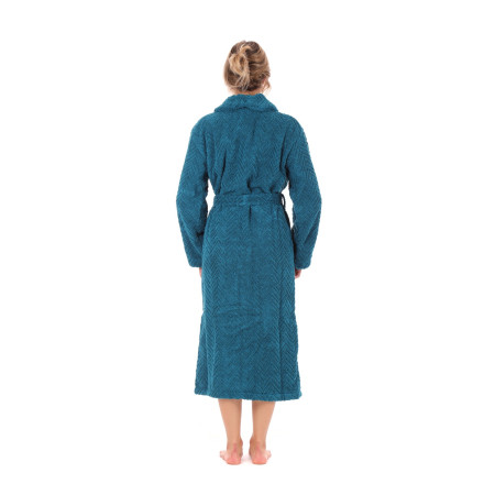 Luxusní unisex župan Athena se šálovým límcem.