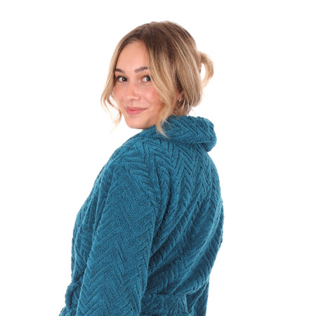 Luxusní unisex župan Athena se šálovým límcem.