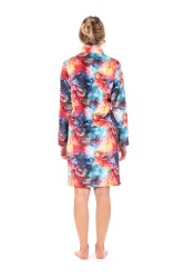 3/4 hřejivý dámský župan Fénix  na zip značky Vestis