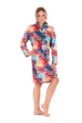 3/4 hřejivý dámský župan Fénix  na zip značky Vestis