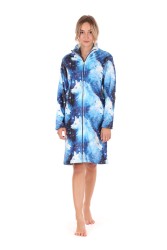 3/4 hřejivý dámský župan Lupo na zip značky Vestis