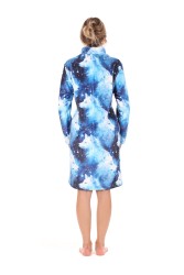 3/4 hřejivý dámský župan Lupo na zip značky Vestis