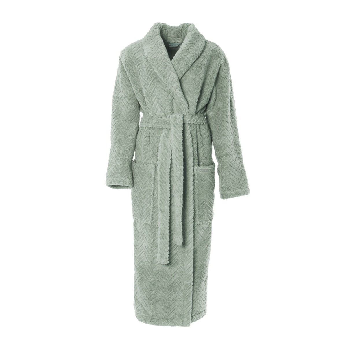 Luxusní unisex župan Athena se šálovým límcem.