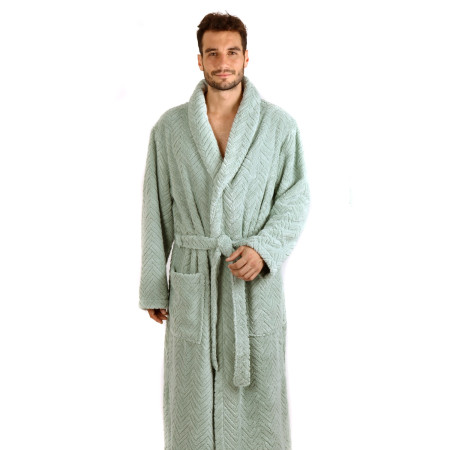 Luxusní unisex župan Athena se šálovým límcem.