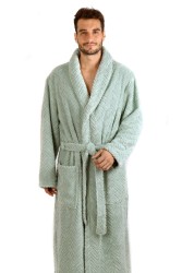 Luxusní unisex župan Athena se šálovým límcem.