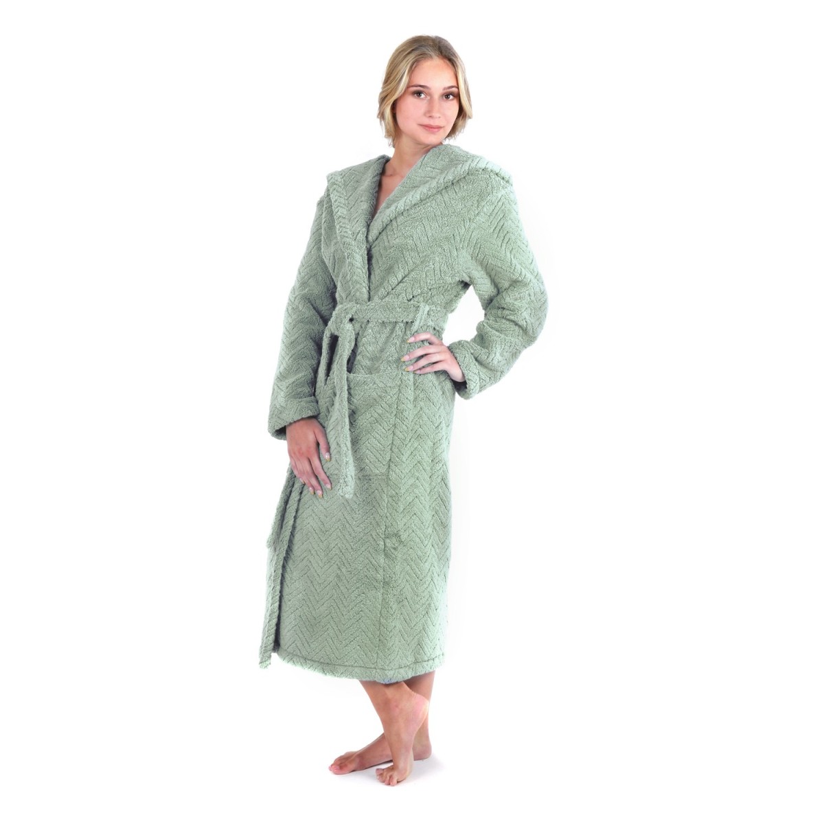 Athena unisex župan Vestis s kapucí