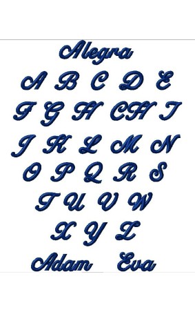 výšivka monogramu