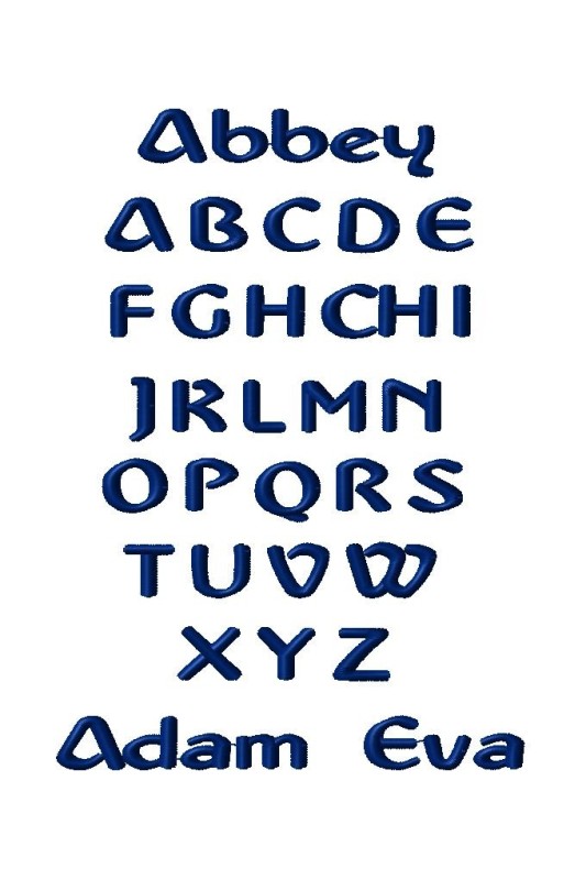 výšivka monogramu