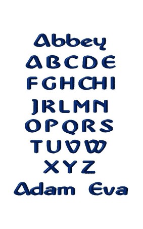 výšivka monogramu