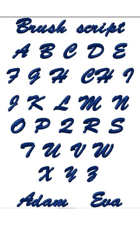výšivka monogramu