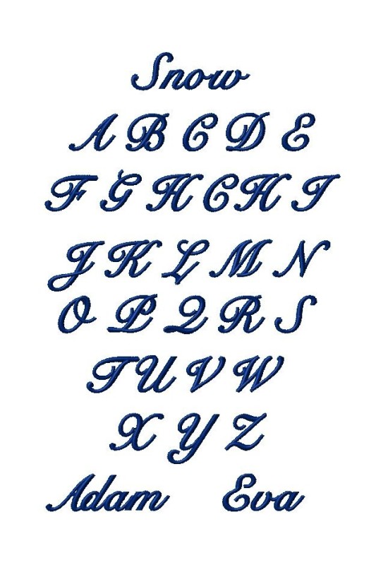 výšivka monogramu