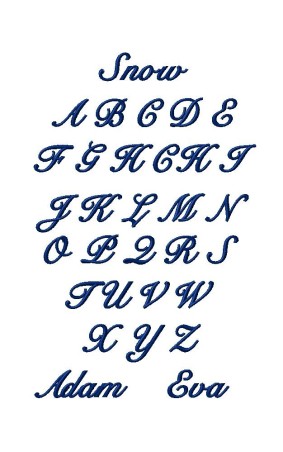 výšivka monogramu
