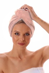 turban na vlasy pro šetrné osušení