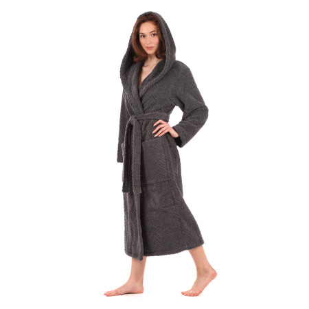 Athena unisex župan Vestis s kapucí