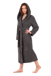 Athena unisex župan Vestis s kapucí