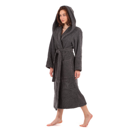 Athena unisex župan Vestis s kapucí