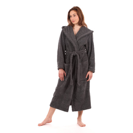 Athena unisex župan Vestis s kapucí