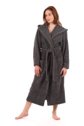 Athena unisex župan Vestis s kapucí