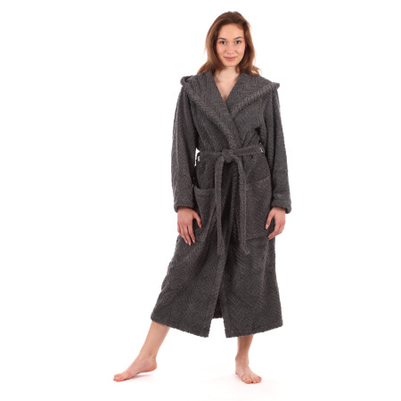 Athena unisex župan Vestis s kapucí