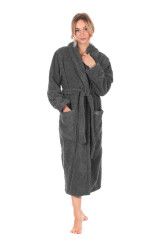Luxusní unisex župan Athena se šálovým límcem.