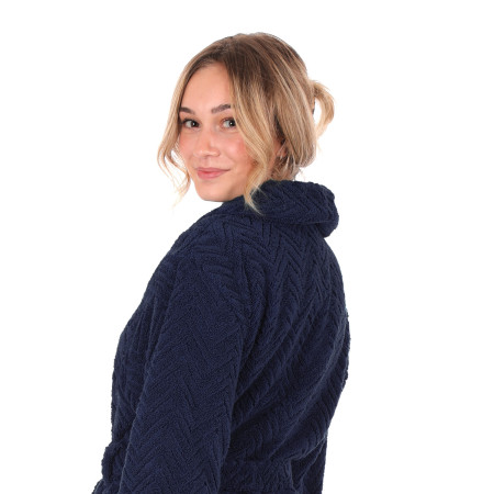 Luxusní unisex župan Athena se šálovým límcem.