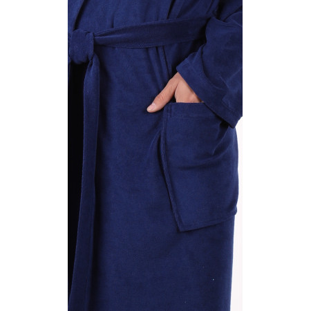 Lehký pánský župan Bari z bavlněného froté nejen na cestování.