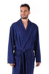 Lehký pánský župan Bari z bavlněného froté nejen na cestování.