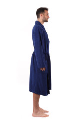 Lehký pánský župan Bari z bavlněného froté nejen na cestování.