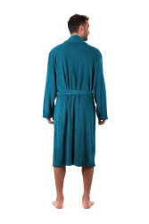 Lehký pánský župan Bari z bavlněného froté nejen na cestování.