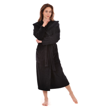 Elegantní dámský župan Tampa Black Beauty pro dokonalý komfort