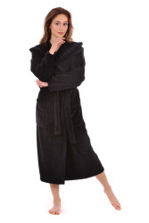 Elegantní dámský župan Tampa Black Beauty pro dokonalý komfort