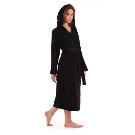 Elegantní dámský župan Tampa Black Beauty pro dokonalý komfort