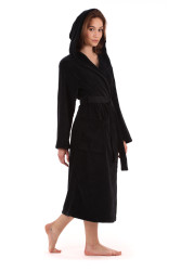 Elegantní dámský župan Tampa Black Beauty pro dokonalý komfort