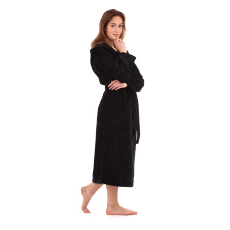 Elegantní dámský župan Tampa Black Beauty pro dokonalý komfort