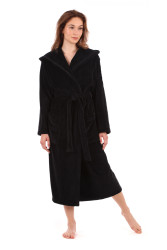 Elegantní dámský župan Tampa Black Beauty pro dokonalý komfort