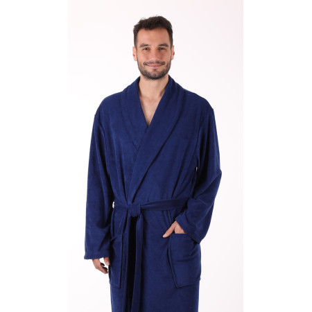 Lehký pánský župan Bari z bavlněného froté ve velikostech 3-6XL.