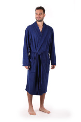 Lehký pánský župan Bari z bavlněného froté ve velikostech 3-6XL.