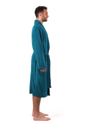 Lehký pánský župan Bari z bavlněného froté ve velikostech 3-6XL.