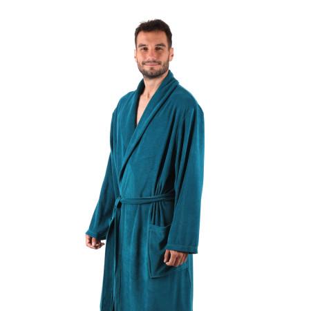 Lehký pánský župan Bari z bavlněného froté ve velikostech 3-6XL.