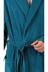 Lehký pánský župan Bari z bavlněného froté ve velikostech 3-6XL.