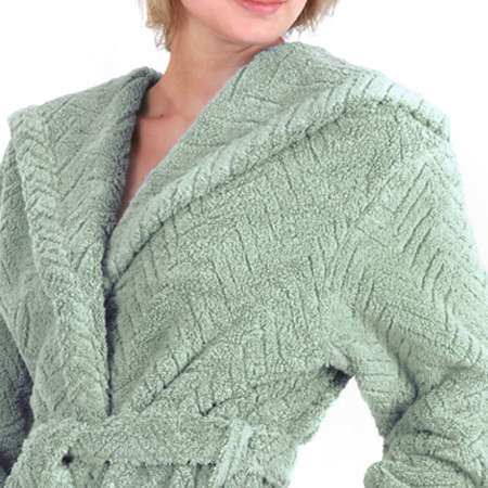 Athena luxusní dámský bavlněný froté župan s kapucí