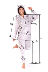 Irbis dámský dlouhý overal s kapucí hřejivý