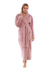 dlouhý dámský župan Lilly, hřejivá měkká náruč pro chvíle pohody